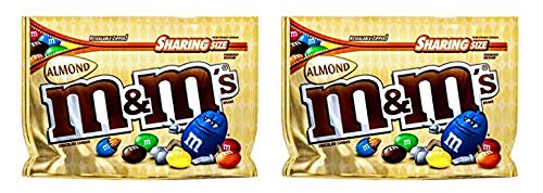 Amazon.com : M&M's(R) Almond 9.3 oz Sharing Size (Pack of 2